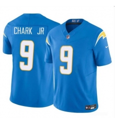 Men Los Angeles Chargers 9 DJ Chark Jr Blue 2024 F U S E Vapor Limited Stitched Football Jersey