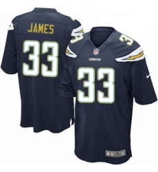 Men Nike Los Angeles Chargers 33 Derwin James Game Navy Blue Team Color NFL Jersey