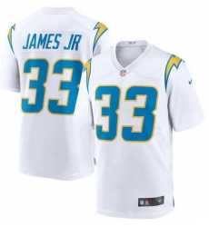 Men Nike Los Angeles Chargers 33 Derwin James White Vapor Untouchable Limited NFL Jersey