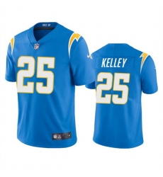 Men's Los Angeles Chargers #25 Joshua Kelley Blue Vapor Untouchable Limited Stitched Jersey