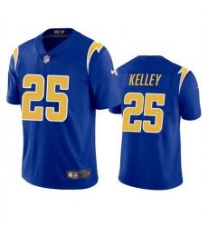 Men's Los Angeles Chargers #25 Joshua Kelley Royal Vapor Untouchable Limited Stitched Jersey