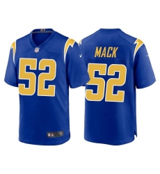 Men's Los Angeles Chargers #52 Khalil Mack Royal Vapor Untouchable Limited Stitched Jersey