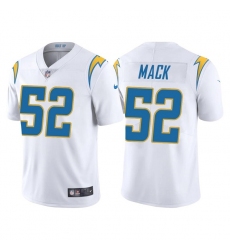 Men's Los Angeles Chargers #52 Khalil Mack White Vapor Untouchable Limited Stitched Jersey