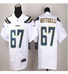 NEW San Diego Chargers #67 Cameron Botticelli White Men Stitched NFL New Elite Jersey