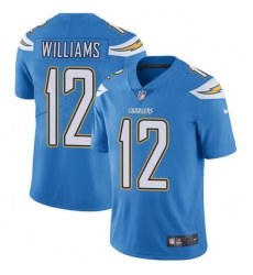 Nike Chargers #12 Mike Williams Electric Blue Alternate Mens Stitched NFL Vapor Untouchable Limited Jersey