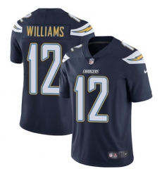 Nike Chargers #12 Mike Williams Navy Blue Team Color Mens Stitched NFL Vapor Untouchable Limited Jersey