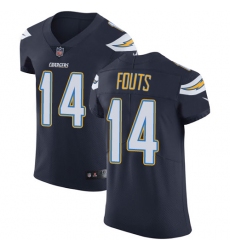 Nike Chargers #14 Dan Fouts Navy Blue Team Color Mens Stitched NFL Vapor Untouchable Elite Jersey