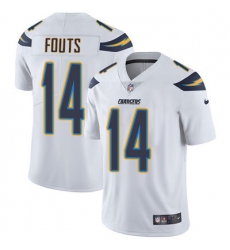 Nike Chargers #14 Dan Fouts White Mens Stitched NFL Vapor Untouchable Limited Jersey