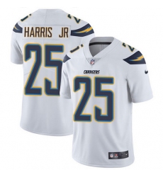 Nike Chargers 25 Chris Harris Jr White Men Stitched NFL Vapor Untouchable Limited Jersey