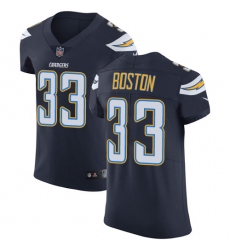 Nike Chargers #33 Tre Boston Navy Blue Team Color Mens Stitched NFL Vapor Untouchable Elite Jersey