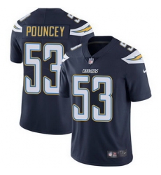 Nike Chargers #53 Mike Pouncey Navy Blue Team Color Mens Stitched NFL Vapor Untouchable Limited Jersey
