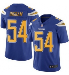 Nike Chargers #54 Melvin Ingram Electric Blue Mens Stitched NFL Limited Rush Jersey