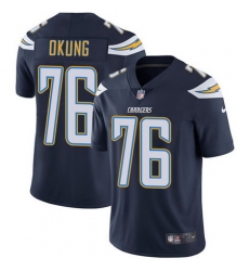 Nike Chargers #76 Russell Okung Navy Blue Team Color Mens Stitched NFL Vapor Untouchable Limited Jersey