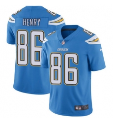 Nike Chargers #86 Hunter Henry Electric Blue Alternate Mens Stitched NFL Vapor Untouchable Limited Jersey