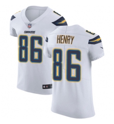 Nike Chargers #86 Hunter Henry White Mens Stitched NFL Vapor Untouchable Elite Jersey