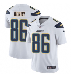 Nike Chargers #86 Hunter Henry White Mens Stitched NFL Vapor Untouchable Limited Jersey