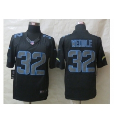 Nike San Diego Chargers 32 Eric Weddle Black Impact Limited NFL Jersey