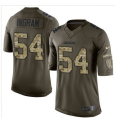 Nike San Diego Chargers #54 Melvin Ingram Green Men 27s Stitched NFL Limited Salute to Service Jersey