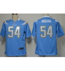 Nike San Diego Chargers 54 Melvin Ingram Light Blue Game NFL Jersey