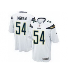 Nike San Diego Chargers 54 Melvin Ingram White Game NFL Jersey