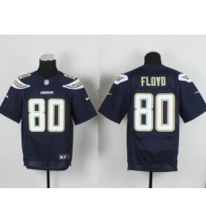 Nike San Diego Chargers 80 Malcom Floyd Blue Elite NFL Jersey