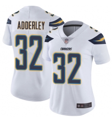 Chargers 32 Nasir Adderley White Women Stitched Football Vapor Untouchable Limited Jersey