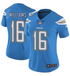 Nike Chargers #16 Tyrell Williams Electric Blue Alternate Womens Stitched NFL Vapor Untouchable Limited Jersey