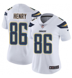 Nike Chargers #86 Hunter Henry White Womens Stitched NFL Vapor Untouchable Limited Jersey
