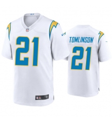 Women Los Angeles Chargers LaDainian Tomlinson White 2020 Vapor Limited Jersey