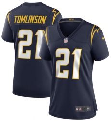 Women Nike Los Angeles Chargers LaDainian Tomlinson Navy Team Color Vapor Untouchable Jersey Limited