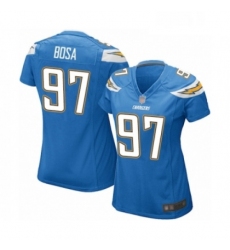 Womens Los Angeles Chargers 97 Joey Bosa Game Electric Blue Alternate Football Jersey