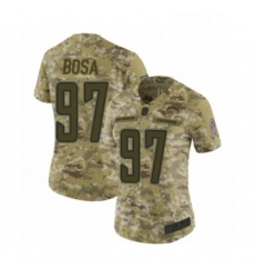 Womens Los Angeles Chargers 97 Joey Bosa Limited Camo 2018 Salute to Service Football Jersey
