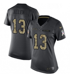 Womens Nike Los Angeles Chargers 13 Keenan Allen Limited Black 2016 Salute to Service NFL Jersey
