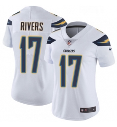 Womens Nike Los Angeles Chargers 17 Philip Rivers Elite White NFL Jersey