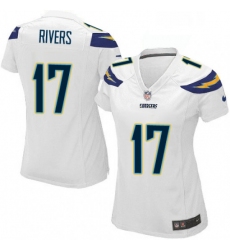 Womens Nike Los Angeles Chargers 17 Philip Rivers Game White NFL Jersey