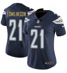 Womens Nike Los Angeles Chargers 21 LaDainian Tomlinson Elite Navy Blue Team Color NFL Jersey