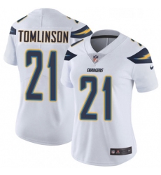 Womens Nike Los Angeles Chargers 21 LaDainian Tomlinson White Vapor Untouchable Limited Player NFL Jersey