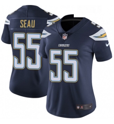 Womens Nike Los Angeles Chargers 55 Junior Seau Navy Blue Team Color Vapor Untouchable Limited Player NFL Jersey