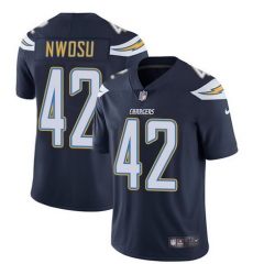 Nike Chargers #42 Uchenna Nwosu Navy Blue Team Color Youth Stitched NFL Vapor Untouchable Limited Jersey