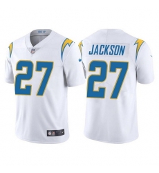 Youth Los Angeles Chargers 27 J C  Jackson White Vapor Untouchable Limited Stitched Jersey