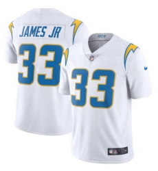 Youth Los Angeles Chargers 33 Derwin James JR White Vapor Untouchable Limited Stitched Jersey 