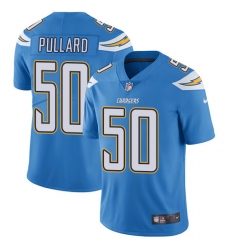 Youth Los Angeles Chargers #50 Hayes Pullard Electric Blue Jersey