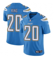 Youth Nike Chargers #20 Desmond King Electric Blue Alternate Stitched NFL Vapor Untouchable Limited Jersey