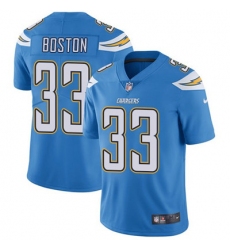 Youth Nike Chargers #33 Tre Boston Electric Blue Alternate Stitched NFL Vapor Untouchable Limited Jersey