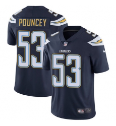 Youth Nike Chargers 53 Mike Pouncey Navy Blue Team Color Stitched NFL Vapor Untouchable Limited Jersey