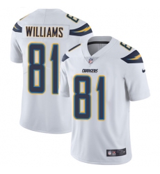 Youth Nike Chargers #81 Mike Williams White Stitched NFL Vapor Untouchable Limited Jersey