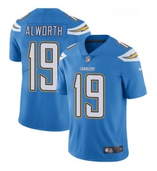 Youth Nike Los Angeles Chargers 19 Lance Alworth Electric Blue Alternate Vapor Untouchable Limited Player NFL Jersey