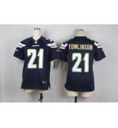 nike youth nfl jerseys san diego chargers 21 tomlinson blue[nike]