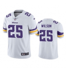 Men Minnesota Vikings 25 Albert Wilson White Vapor Untouchable Stitched Jersey