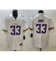 Men Minnesota Vikings 33 Aaron Jones White Vapor Untouchable Limited Stitched Jersey